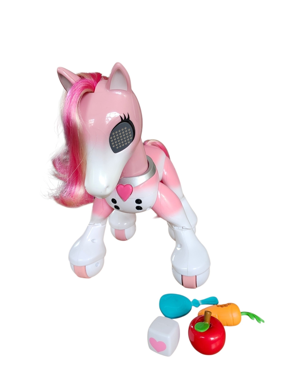 Zoomer Show Pony Pink Interactive Toy Pony Lights Up, Sounds, Accessories -Kids